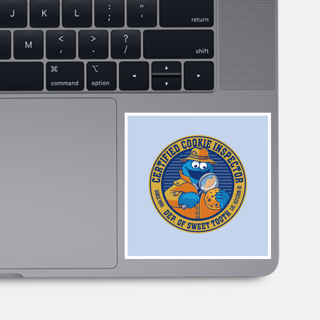 Certified Cookie Inspector-None-Glossy-Sticker-erion_designs