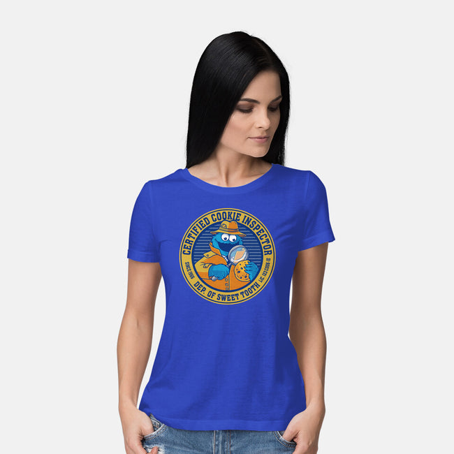 Certified Cookie Inspector-Womens-Basic-Tee-erion_designs