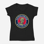 Gunslinger Beer-Womens-V-Neck-Tee-Getsousa!
