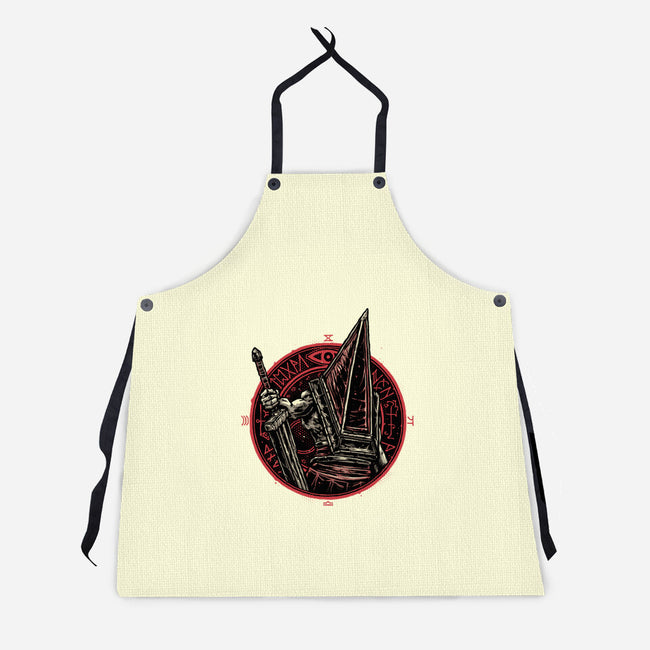 Keeper Of The Town-Unisex-Kitchen-Apron-glitchygorilla