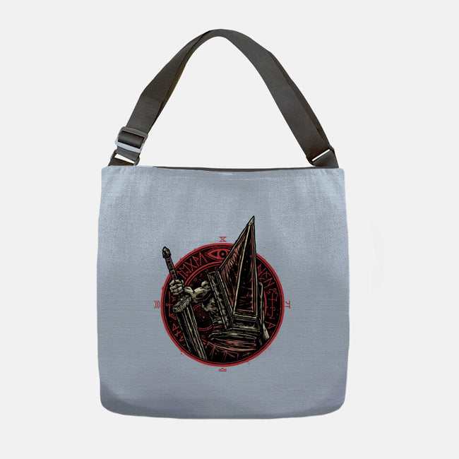 Keeper Of The Town-None-Adjustable Tote-Bag-glitchygorilla