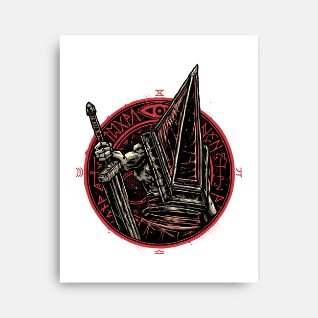 Keeper Of The Town-None-Stretched-Canvas-glitchygorilla