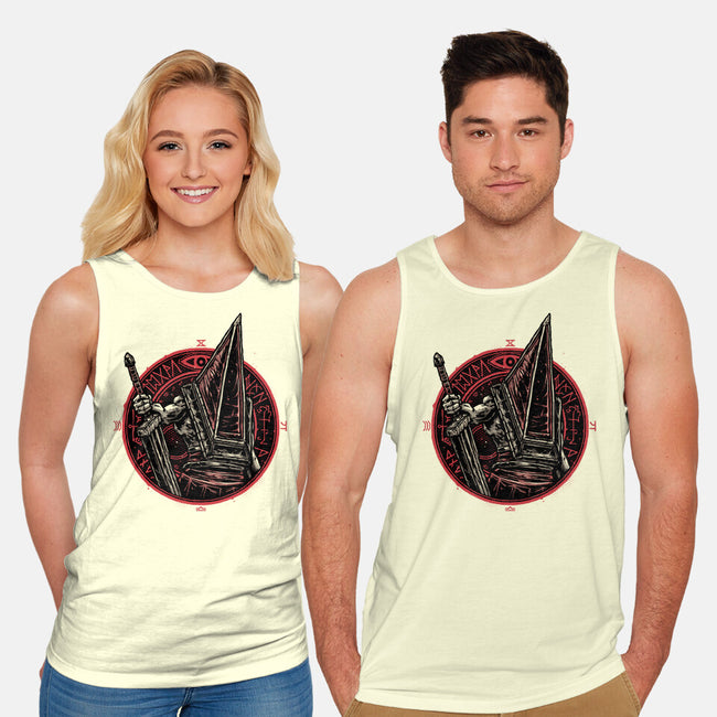 Keeper Of The Town-Unisex-Basic-Tank-glitchygorilla