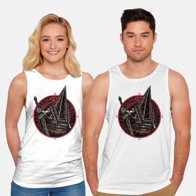 Keeper Of The Town-Unisex-Basic-Tank-glitchygorilla