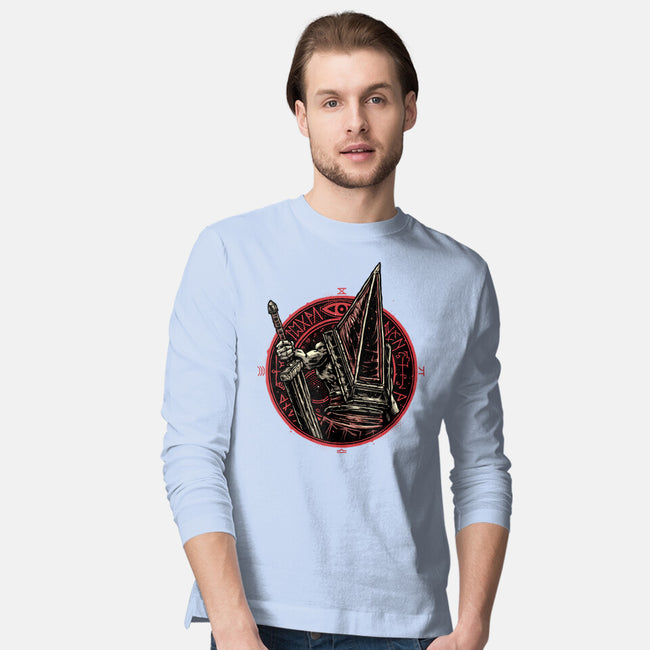 Keeper Of The Town-Mens-Long Sleeved-Tee-glitchygorilla