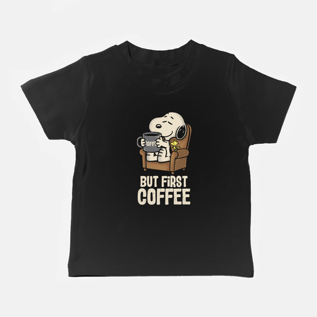 I Will Have My Coffee First-Baby-Basic-Tee-turborat14