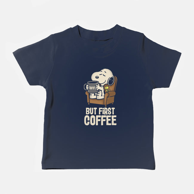 I Will Have My Coffee First-Baby-Basic-Tee-turborat14