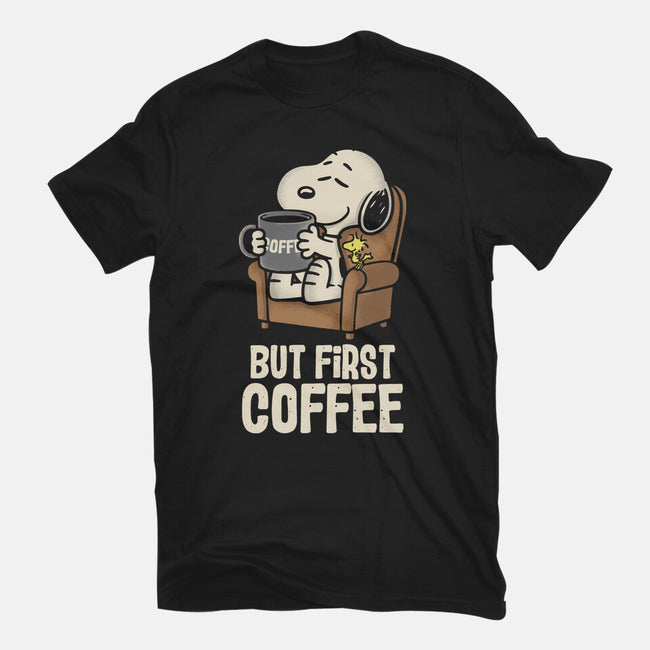 I Will Have My Coffee First-Unisex-Basic-Tee-turborat14