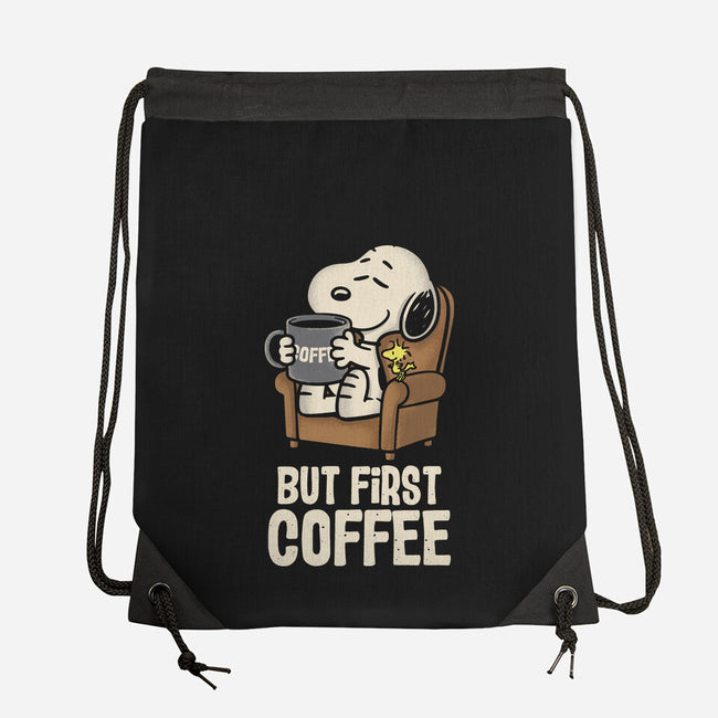 I Will Have My Coffee First-None-Drawstring-Bag-turborat14