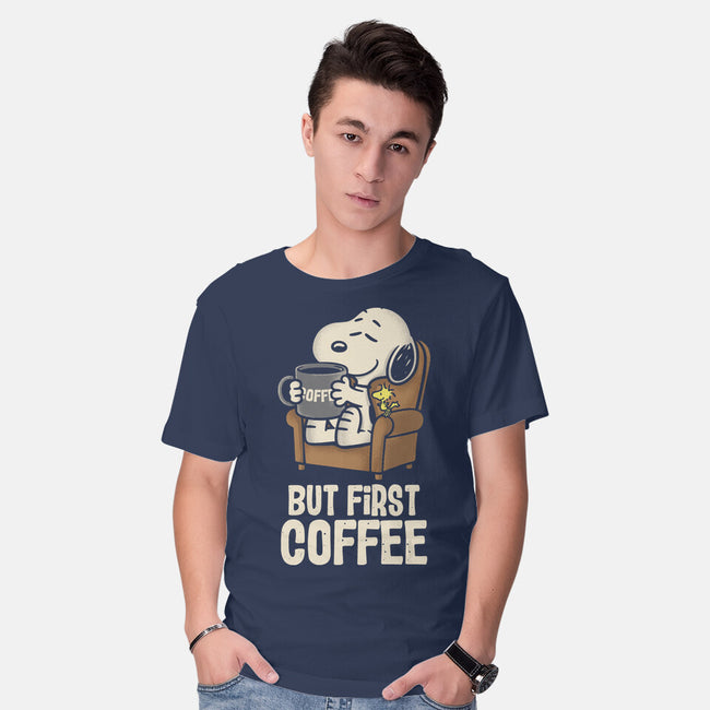 I Will Have My Coffee First-Mens-Basic-Tee-turborat14