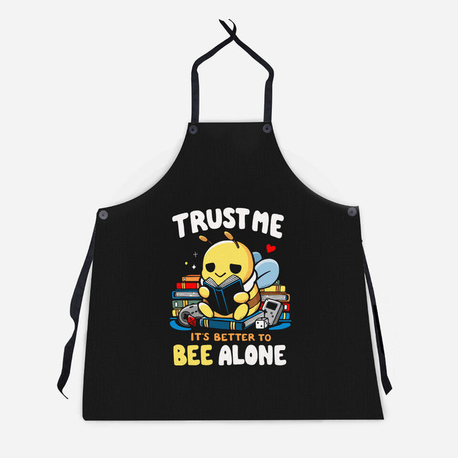 Better To BEE Alone-Unisex-Kitchen-Apron-Vallina84