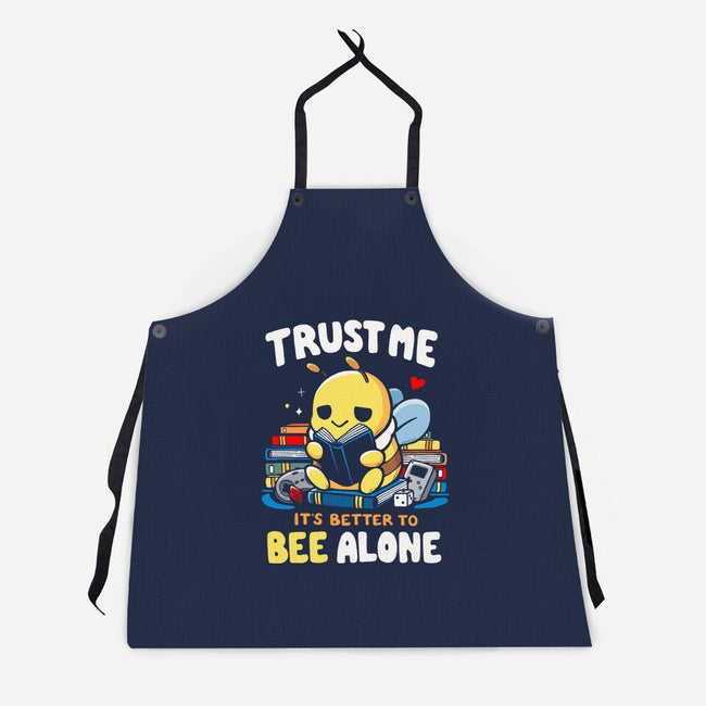 Better To BEE Alone-Unisex-Kitchen-Apron-Vallina84