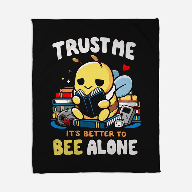 Better To BEE Alone-None-Fleece-Blanket-Vallina84