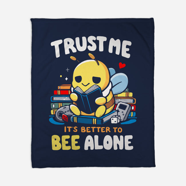 Better To BEE Alone-None-Fleece-Blanket-Vallina84
