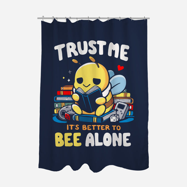 Better To BEE Alone-None-Polyester-Shower Curtain-Vallina84
