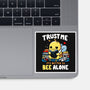 Better To BEE Alone-None-Glossy-Sticker-Vallina84