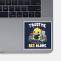 Better To BEE Alone-None-Glossy-Sticker-Vallina84