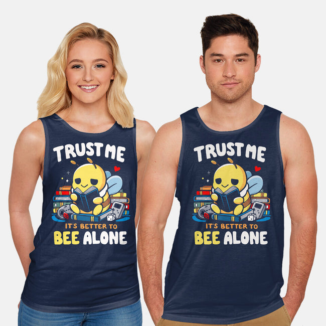 Better To BEE Alone-Unisex-Basic-Tank-Vallina84