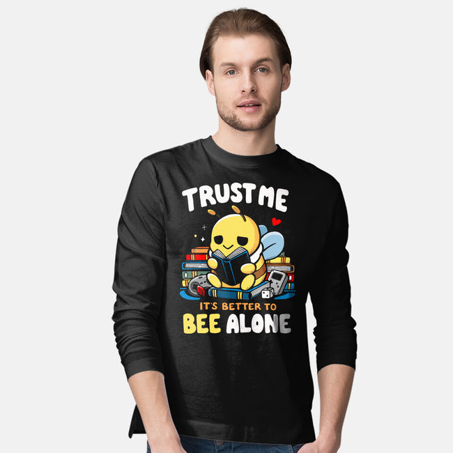 Better To BEE Alone-Mens-Long Sleeved-Tee-Vallina84