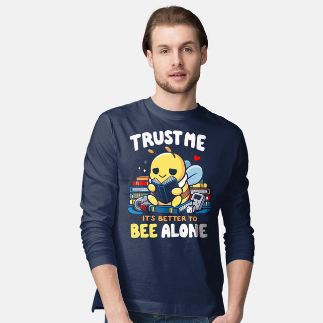 Better To BEE Alone-Mens-Long Sleeved-Tee-Vallina84