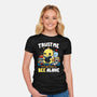 Better To BEE Alone-Womens-Fitted-Tee-Vallina84