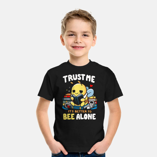Better To BEE Alone-Youth-Basic-Tee-Vallina84