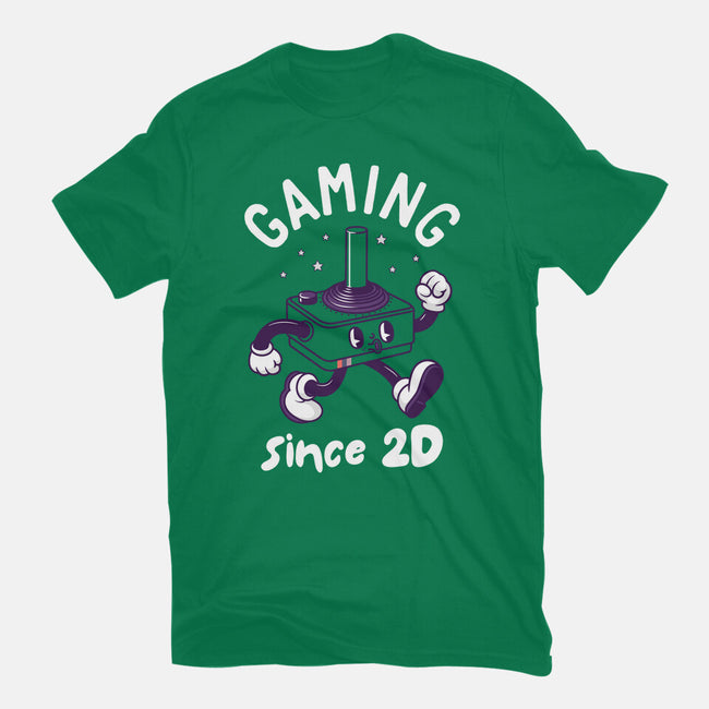 Gaming Since 2D-Mens-Heavyweight-Tee-rocketman_art