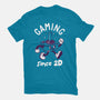 Gaming Since 2D-Mens-Premium-Tee-rocketman_art