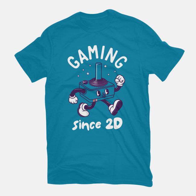 Gaming Since 2D-Mens-Heavyweight-Tee-rocketman_art