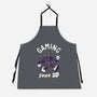 Gaming Since 2D-Unisex-Kitchen-Apron-rocketman_art