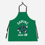Gaming Since 2D-Unisex-Kitchen-Apron-rocketman_art