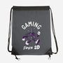 Gaming Since 2D-None-Drawstring-Bag-rocketman_art