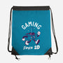 Gaming Since 2D-None-Drawstring-Bag-rocketman_art