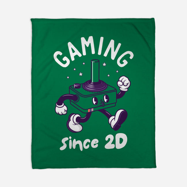 Gaming Since 2D-None-Fleece-Blanket-rocketman_art