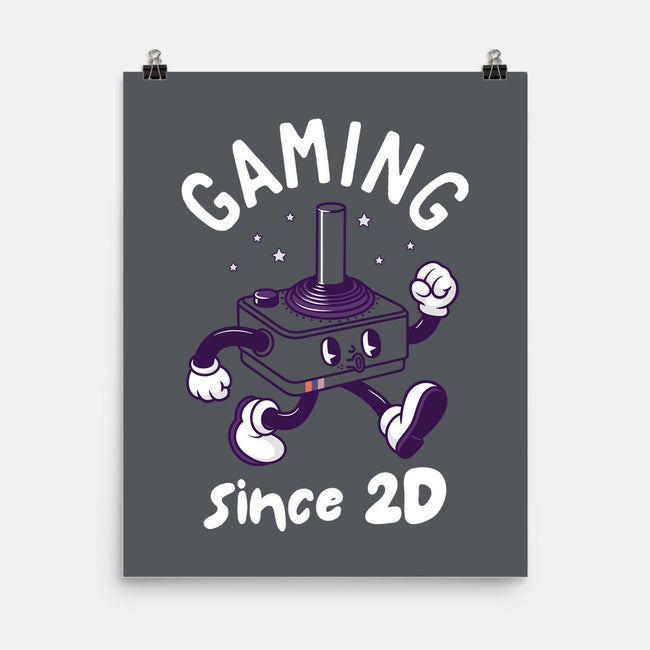 Gaming Since 2D-None-Matte-Poster-rocketman_art