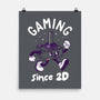 Gaming Since 2D-None-Matte-Poster-rocketman_art