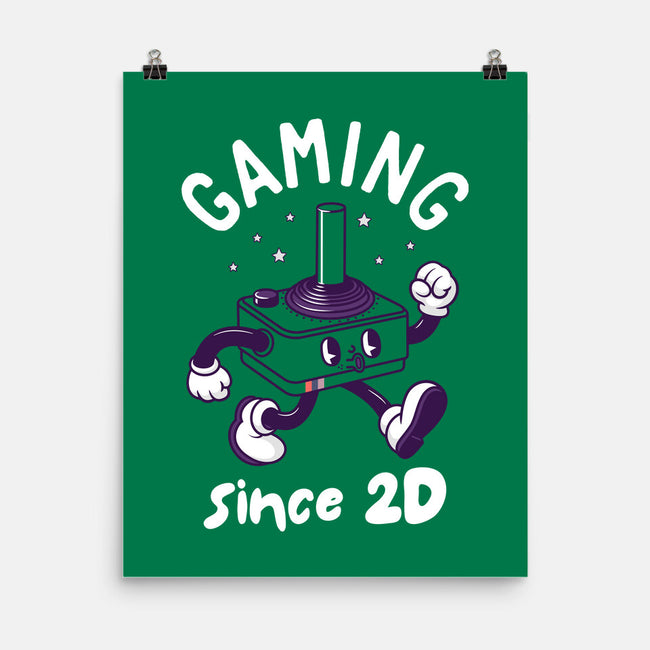 Gaming Since 2D-None-Matte-Poster-rocketman_art
