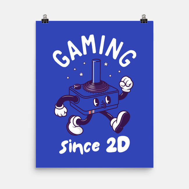 Gaming Since 2D-None-Matte-Poster-rocketman_art