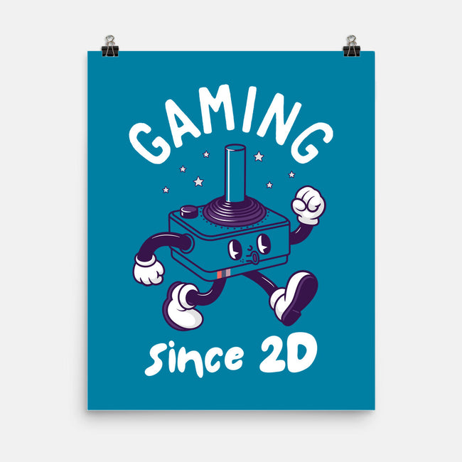 Gaming Since 2D-None-Matte-Poster-rocketman_art