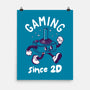 Gaming Since 2D-None-Matte-Poster-rocketman_art
