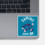 Gaming Since 2D-None-Glossy-Sticker-rocketman_art