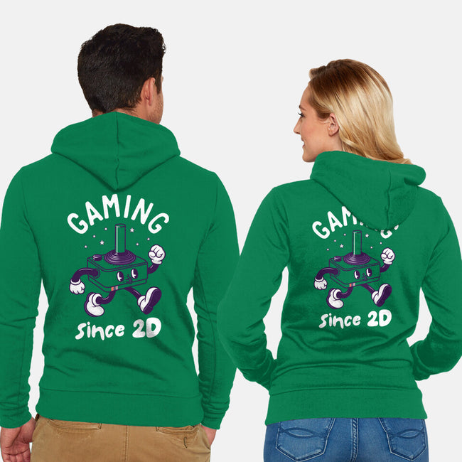 Gaming Since 2D-Unisex-Zip-Up-Sweatshirt-rocketman_art