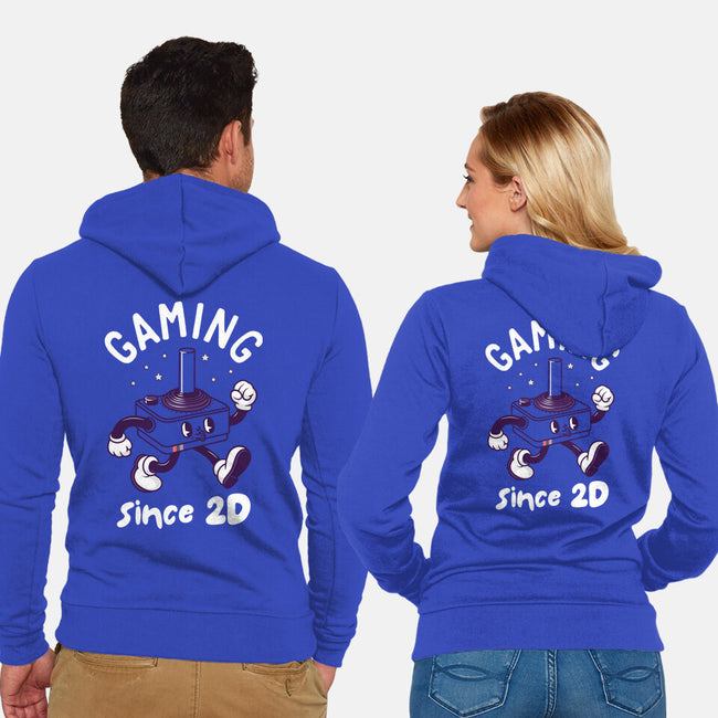 Gaming Since 2D-Unisex-Zip-Up-Sweatshirt-rocketman_art