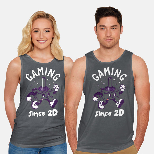Gaming Since 2D-Unisex-Basic-Tank-rocketman_art