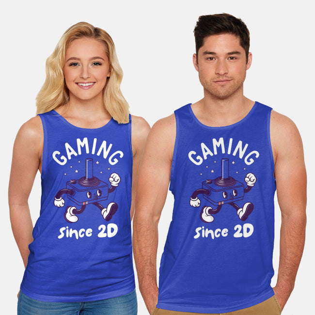 Gaming Since 2D-Unisex-Basic-Tank-rocketman_art