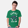 Gaming Since 2D-Mens-Basic-Tee-rocketman_art