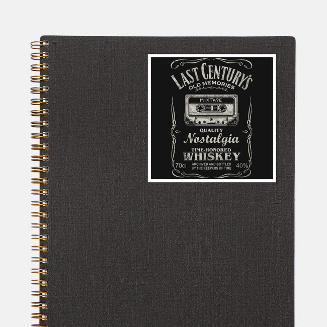 Last Century's Whiskey-None-Glossy-Sticker-NMdesign