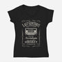 Last Century's Whiskey-Womens-V-Neck-Tee-NMdesign