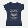 Last Century's Whiskey-Womens-V-Neck-Tee-NMdesign