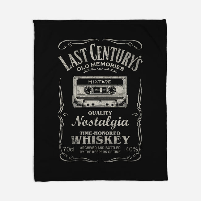 Last Century's Whiskey-None-Fleece-Blanket-NMdesign